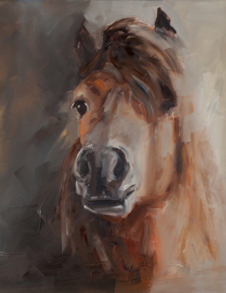 "Mattie" Horse print by Sue Moffitt - 310gsm paper - Limited edition of 75